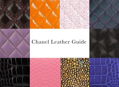 The Guide to Chanel Leathers and Materials .